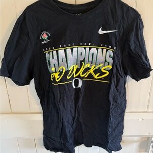 Nike Black and Yellow Short Sleeve Tee with Championship Graphics